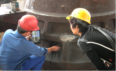 Ultrasonic Testing for Slag Pot